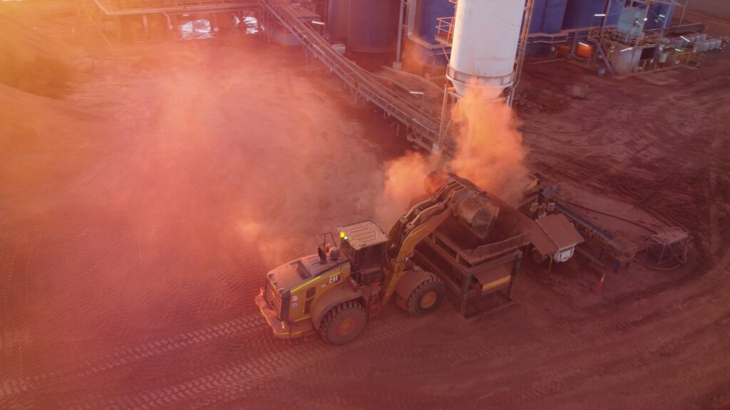 CAT wheel loader at tcmg mine